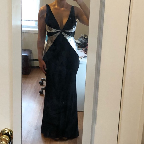 Jovani Dresses & Skirts - Black and silver Jovani